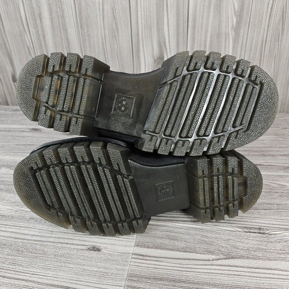 Dr. Martens Womens Audrick White Stitch Leather Platform Lace Up Boots - Size 7 - Picture 7 of 12